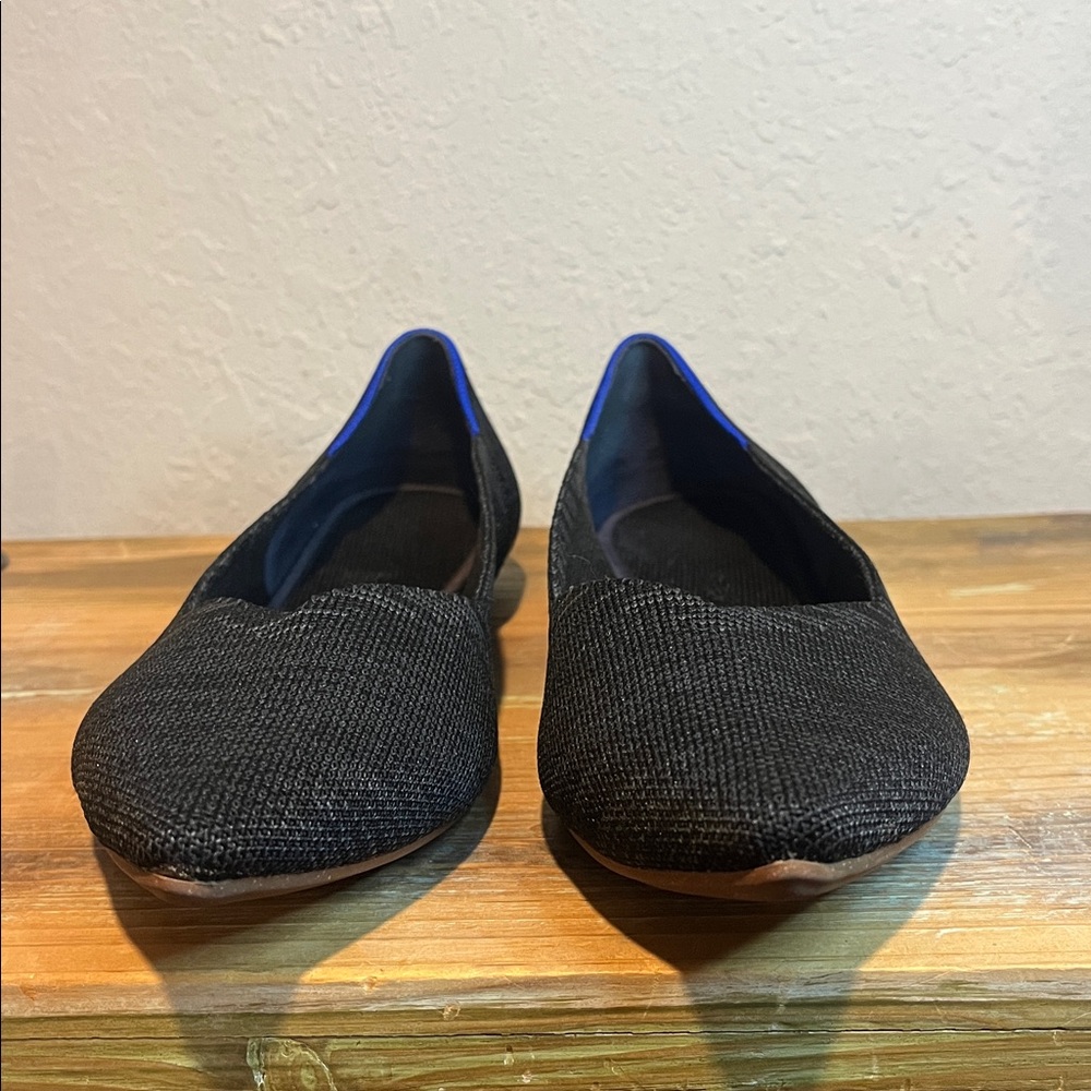 Rothy's Pointed Knit Flats in Black size 9 - Picture 3 of 8